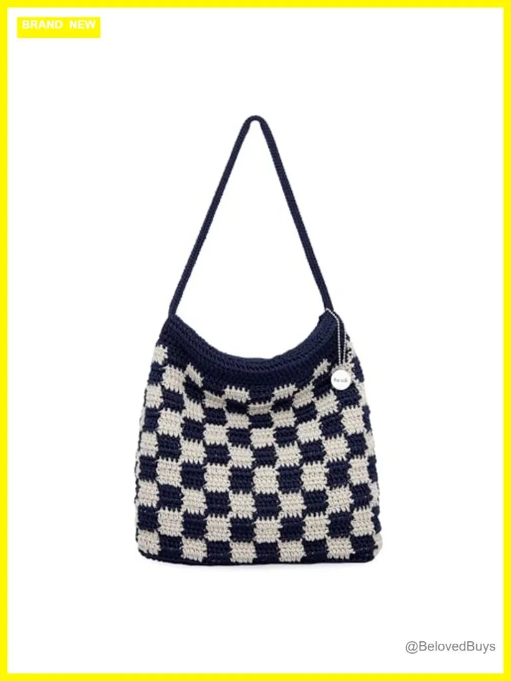 Hand-Crocheted Hobo Bag with Repreve Lining